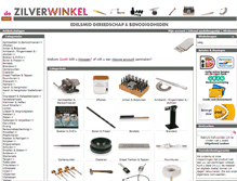 Tablet Screenshot of dezilverwinkel.nl